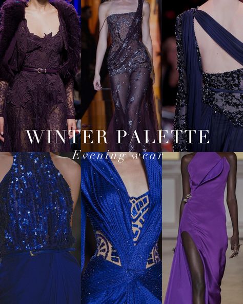 Cool Deep Winter Palette, Winter Undertone Outfits, Deep Winter Palette Aesthetic, Deep Winter Inspiration, True Deep Color Palette, Cool Winter Outfits Palette Women, True Winter Fashion, Deep Winter Dress, Dark Winter Color Palette Clothes