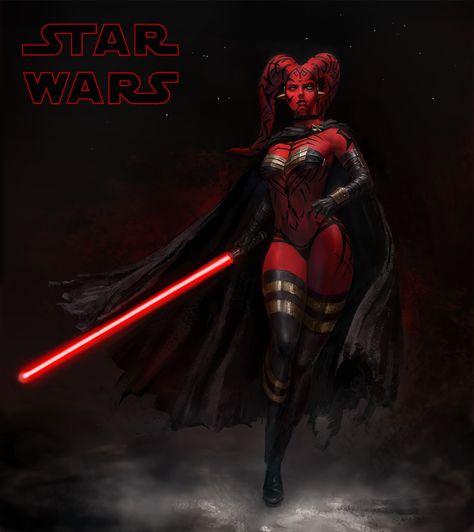 Star Wars Sith Female, Darth Talon, Star Wars Characters Poster, Star Wars Sith Lords, Concert Art, Star Wars Legacy, Star Wars Villains, Star Wars Sith, Dark Side Star Wars