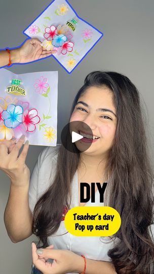 Teachers Diy, Teachers Day, Instagram Art, Craft Diy, Best Teacher, Pop Up, Greeting Card, Audio, Instagram