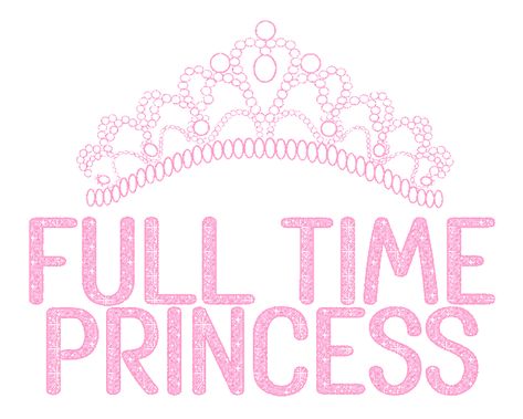 Time Princess, Pink Princess, Full Time, Tiara, Pink, White