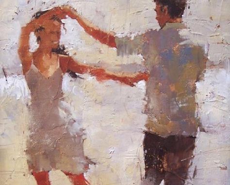 Andre Kohn Painting, Andre Kohn Art, Beach Dancing, Andre Kohn, Art Amour, Dance Paintings, Art Of Love, Romance Art, People Dancing