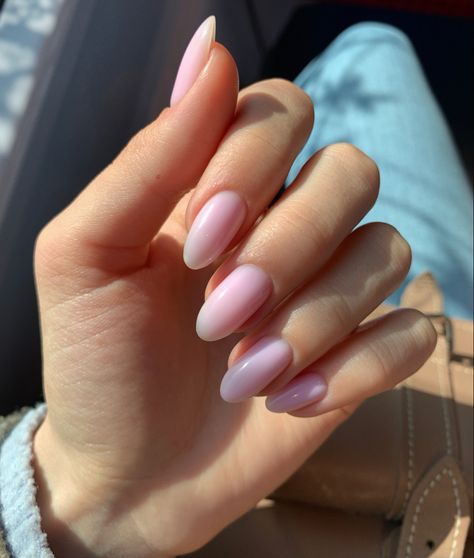 Wedding Nails Glitter, Plain Nails, Basic Nails, Casual Nails, Almond Acrylic Nails, Round Nails, Oval Nails, Neutral Nails, Minimalist Nails