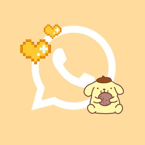 Sanrio app icons Sanrio App Icons Pompompurin, Sanrio Message Icon, Pompompurin Widget Icon, Icons For Apps Sanrio, Purin App Icon, Sanrio Instagram Icon, Sanrio Phone App Icons, Sanrio Ios Icons, Pompompurin Icons For Apps