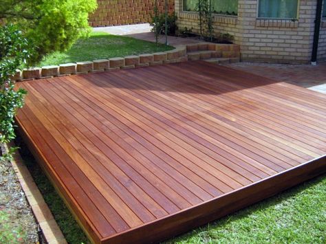 Top 60 Best Floating Deck Ideas - Contemporary Backyard Designs Building A Floating Deck, Contemporary Backyard, Platform Deck, Balcony Flooring, Floating Deck, Wooden Deck, Deck Plans, Backyard Deck, Wooden Decks