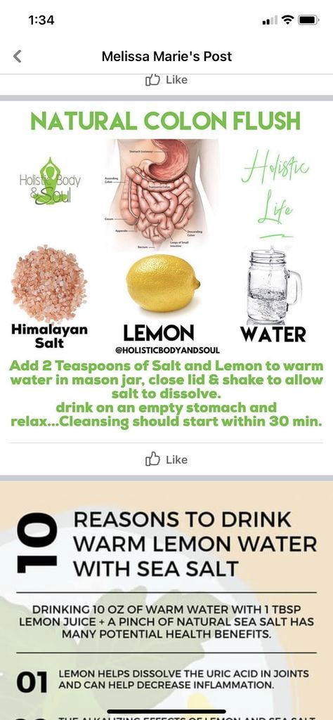 Sea Salt Water Benefits, Sole Water Benefits, Salt And Lemon Water, Health 2025, Colon Flush, Drinking Warm Lemon Water, Smoothie Guide, Health And Self Care, Sole Water