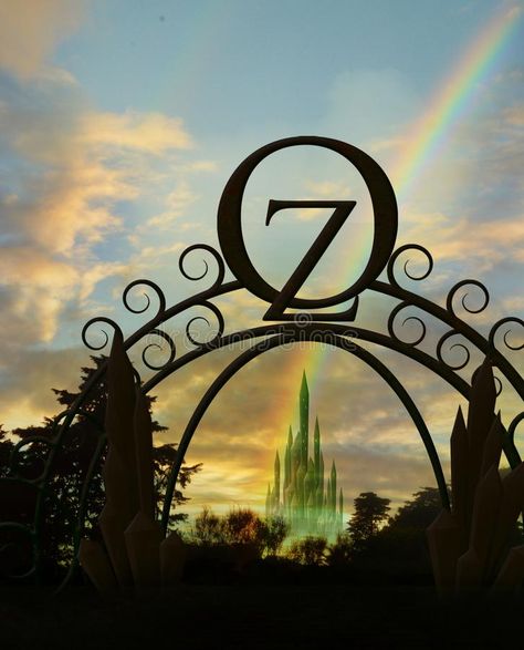 Oz gateway with rainbow. Ornate gateway to oz with emerald city and rainbow in b #Sponsored , #SPONSORED, #AFFILIATE, #gateway, #emerald, #city, #rainbow Magic Background, White Restaurant, Plant Icon, Brick Wall Background, City Background, Black And White Sketches, Engraving Art, Plant Drawing, Emerald City