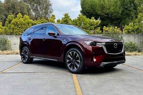 2024 Mazda CX-90 3.3 Turbo S Premium Plus 4dr SUV Exterior Shown Tire Rack, Driving Games, Crossover Suv, Mazda Cx 9, Mid Size Suv, Car Magazine, Dashboard Design, Top Cars, Gas And Electric