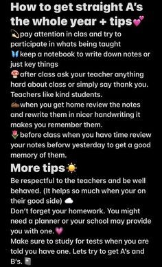 Highschool Advice, School Goals, High School Survival, High School Advice, Academic Motivation, Text Jokes, School Survival, School Tips, Stay On Track