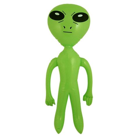 Inflatable Green Alien Sci-Fi 64CM: Amazon.co.uk: Toys & Games Gleep Glorp, Inflatable Alien, Jungle Tattoo, Kids Party Crafts, Halloween Window Decorations, Green Alien, Summer Toys, Popular Toys, Puffy Stickers