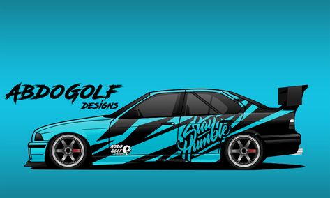 Bmw e36 on Behance E36 Livery, Bmw Illustration, Drift Design, Bmw Drift, E36 Sedan, Livery Design, Car Style, Racing Car Design, Car Wrap Design