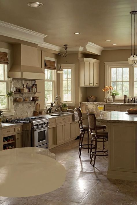 home decor interior design, interior bedroom design, kitchen designs, living room interior Open Kitchen Dining Room, Open Concept Kitchen Living Room, Open Kitchen And Living Room, Accent Wall Colors, Choosing Paint Colours, A Daily Routine, Choosing Paint, Concept Kitchen, Kitchen Paint Colors