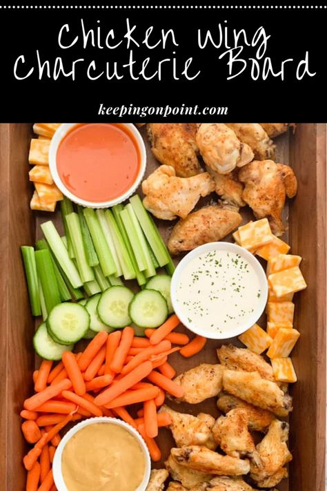 How to Make a Chicken Wing Charcuterie Board Wing Charcuterie Board, Pesto Pasta Dishes, Easy Pesto Pasta, Buffalo Chicken Quesadilla, Keeping On Point, Veggie Cakes, Asian Dipping Sauce, Wings In The Oven, Roasted Vegetable Pasta