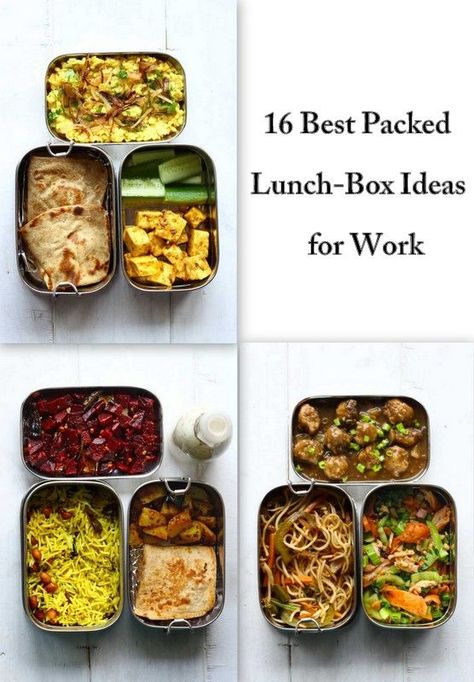 Packed Lunch Ideas For Work, Vegetarian Tips, Indian Lunch Box, Tiffin Ideas, Packed Lunch Ideas, Husband Lunch, Lunch Ideas For Work, Crafting Party, Fall Crafting