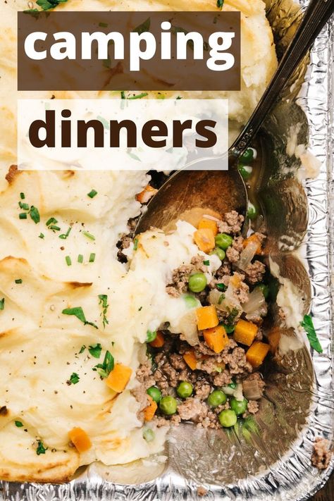 Best Camping Dinners that are easy to fix. Some make ahead camping dinners and some one pot camping meals. #campingmeals #camping Easy Camping Dinners, Camping Food Make Ahead, Quick Pasta Dishes, Camping Dinners, Stove Top Recipes, One Pot Dinners, Easy Camping Meals, One Dish Dinners, Campfire Food