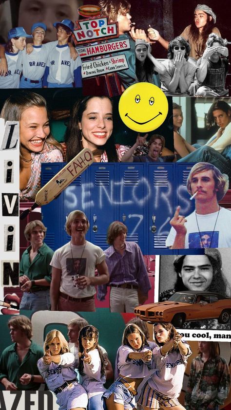 Dazed and Confused Dazed And Confused Movie Poster, Dazed And Confused Wallpaper, Dazed And Confused Tattoo, Dazed And Confused Outfits, Dazed And Confused Aesthetic, David Wooderson, Jason London, Dazed And Confused Movie, Movie Poster Frames