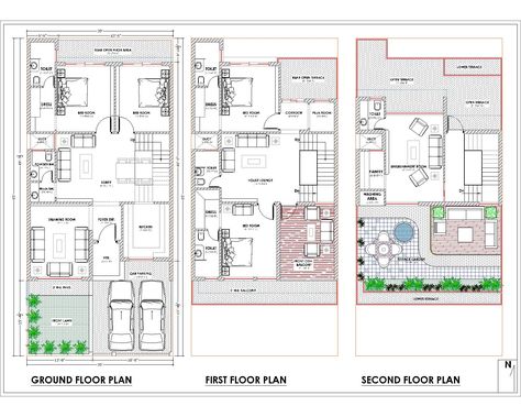 Plot Size 30X65 South Facing planning Acc. to vastu🏡🙂 #Modern Luxury Home Layout, South Facing House Plans Vastu, South Facing House, 20x40 House Plans, Home Layout, Architectural Floor Plans, Luxury House Plans, House Architecture, House Architecture Design