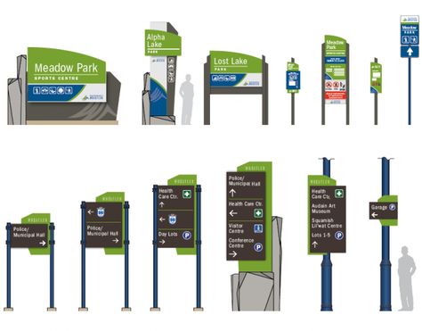 Wayfinding signs Hospital Signage, Park Signage, Pylon Sign, Signage Board, Hospital Signs, Wayfinding Signage Design, Monument Signs, Wayfinding Signs, Directional Signage