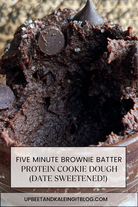 cookie dough that’s packed with protein and made in five minutes? YES PLEASE!  imagine sinking your teeth into a decadent, fudgy brownie batter that’s not only irresistibly delicious but also packs a punch of protein and nutrition. #cookiedough #browniebatter #glutenfreedessert #vegandessert Lemon Raspberry Muffins, Sugar Free Brownies, Protein Cookie Dough, Gluten Free Sweet Potato, Cookie Dough Brownies, Protein Cookie, Healthy Donuts, Vegan Snack Recipes, Protein Brownies