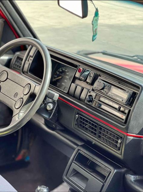 Golf Mk1 Interior, Golf Mk1, Watch Ideas, Golf Mk2, Jetta A2, Golf 2, Driving Pictures, Low Rider, First Car