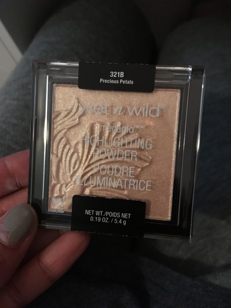 Wet And Wild Highlighter, Wet N Wild Highlighter, Wet And Wild, Golden Birthday, Makeup Needs, Body Makeup, Wet N Wild, Full Face, Makeup Collection