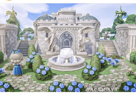 Greek Animals, Royal Animals, Enchanted Castle, Royal Core, Ac New Leaf, Animals Crossing, Fairy Castle, Island Theme, Animal Crossing Wild World