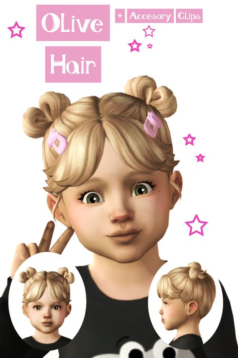 Olive hair | RavenSim on Patreon Sims 4 Cc Smiley Piercings, Sims Cc Straight Hair, Claw Clip Sims 4 Cc, Sims 4 Mods Cc Hair, Tolder Cc Sims 4, Ts4 Infant Cc Maxis Match, Sims 4 Cc Toodlers Hair, Sims 4 Maxis Match Infant, Sims Cc Hair Kids