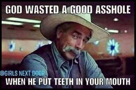 Facebook Drama, Sam Elliot, Sam Elliott, Facebook Humor, Clipuri Video, Sarcastic Quotes Funny, Funny Quotes About Life, So Many People, Twisted Humor