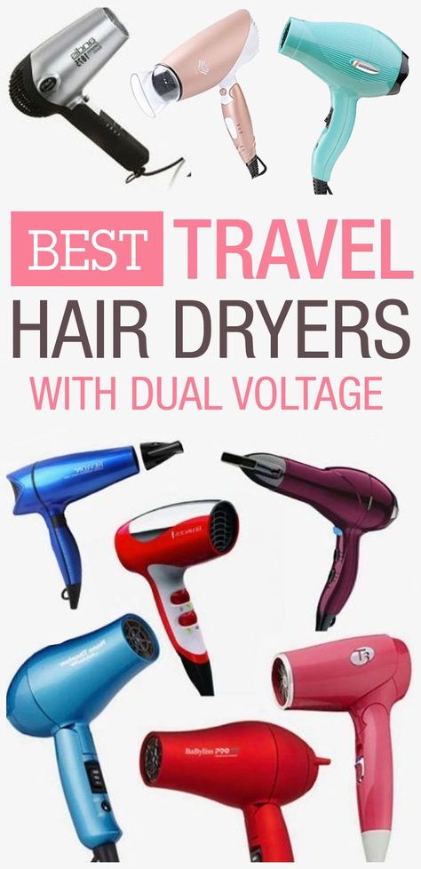 Looking for the best travel hair dryer with dual voltage? Click the pin to get a list of the best travel blow dryers currently on the market. Travel Blow Dryer, Hair Dryer Brands, Beach Makeup, Blow Dryers, Travel Hair Dryer, Travel Prep, Travel Hair, Best Hair Dryer, Professional Hair Dryer