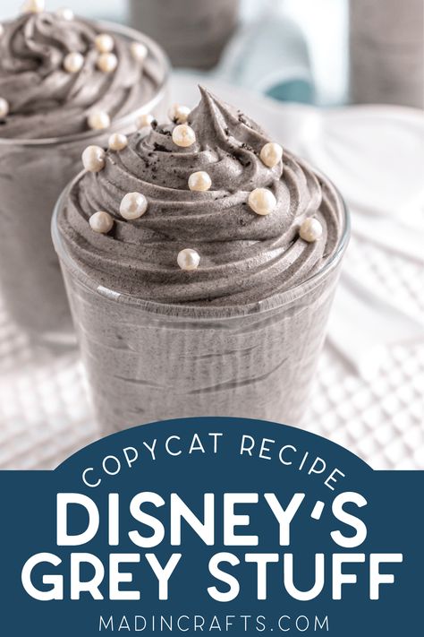 Beauty and the Beast will always have a special place in my heart. I loved the movie as a child myself, and a few years ago my son played Chip in a local production of the musical. As a tribute to this charming movie, I am sharing the recipe for the iconic dish from the movie: the Grey Stuff! This Disney copycat grey stuff recipe replicates the taste of the dessert you can get at the Be Our Guest restaurant in the Magic Kingdom. Grey Stuff Recipe, Gray Stuff Recipe, Disney Dessert Recipes, The Grey Stuff, Be Our Guest Restaurant, Disney Dishes, Disney Inspired Food, Disney Desserts, Oreo Flavors