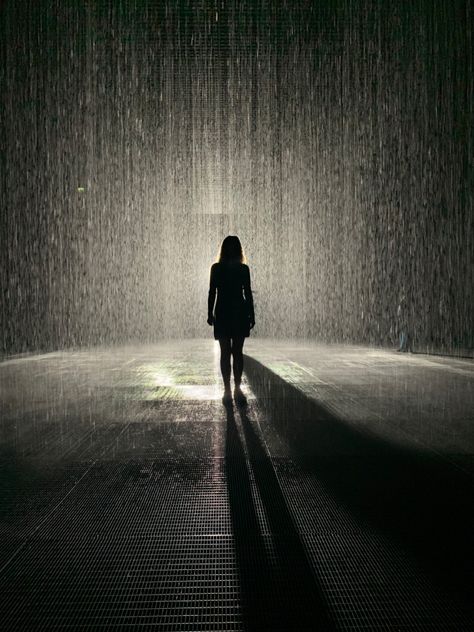 Dance Under The Rain, Rain Room, Girl In Rain, Plant Styling, Standing In The Rain, Motion Wallpapers, Night Rain, I Love Rain, Rain Painting