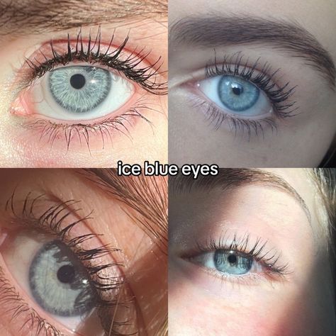 ꨄ on TikTok Ice Blue Eyes Aesthetic, Ice Eyes, Icy Blue Eyes, Ice Blue Eyes, Pretty Eyes Color, Blue Eyes Aesthetic, Rare Eye Colors, Eye Color Chart, Dark Blue Eyes