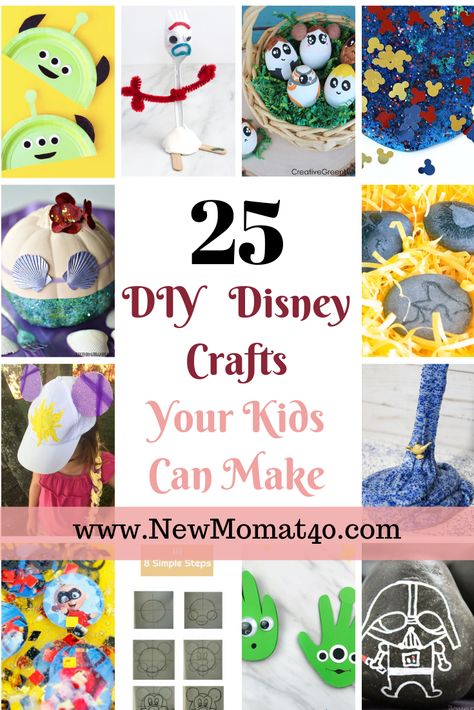 CLICK here for 25 DIY Disney Easy Crafts your Kids Can Make. Form Toy Story to Mickey you are sure to find the perfect kids simple craft. Great for Preschool. #disneycrafts #kidscrafts #easycrafts #simplecrafts #mickeycrafts Star Wars Easter Eggs, Frugal Homemaking, Disney Crafts For Kids, Key Crafts, Disney Countdown, Crafts For Teens To Make, Diy Disney, Simple Craft, Paper Plate Crafts