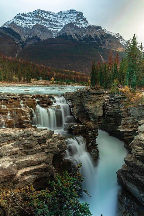 Athabasca Falls :: Behance Athabasca Falls, Jasper Park, Good Morning Happy Sunday, Jasper National Park, Good Morning Happy, Beautiful Waterfalls, Beautiful Scenery, Happy Sunday, Beautiful Landscapes