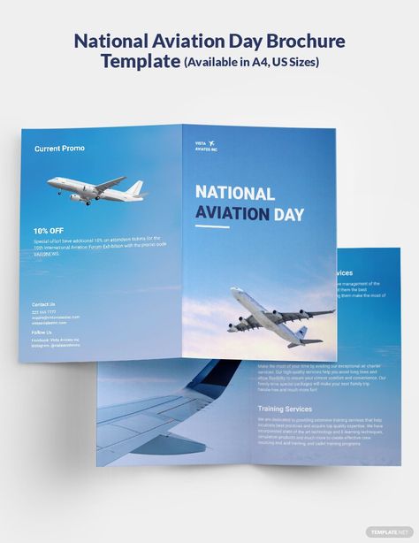 Free National Aviation Day Brochure Template #AD, , #sponsored, #Aviation, #National, #Free, #Template, #Brochure Airline Flyer Design, National Aviation Day, Father Day Ad, Web Design Creative, Aviation Posters, Template Brochure, Travel Brochure Template, Free Brochure Template, Leaflet Design