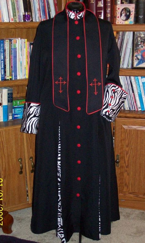 Gothic Priest Outfit, Priest Aesthetic Outfit, Priest Outfit Design, Priest Gown, Pastor Outfit, Priest Outfits, Bishop Outfit, Religious Outfits, Priest Clothes