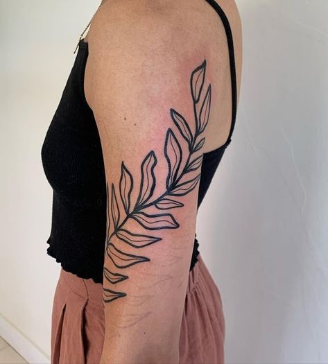 Abstract Leaf Tattoo, Vine Wrap Tattoo, Botanical Sleeve, Sorry Mom Tattoo, North Star Tattoos, Nova Tattoo, Tattoo Free, Earthy Tattoos, Wrap Tattoo