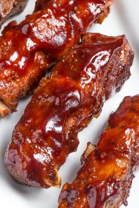 Easy Crockpot Riblets Recipe 1 Rib Crockpot Recipes, Crockpot Riblets, Beef Chuck Riblets Recipe, Sticky Bbq Sauce, Pork Loin Crock Pot Recipes, Riblets Recipe, Pork Riblets, Crockpot Pork Loin, Barbecue Sauce Chicken