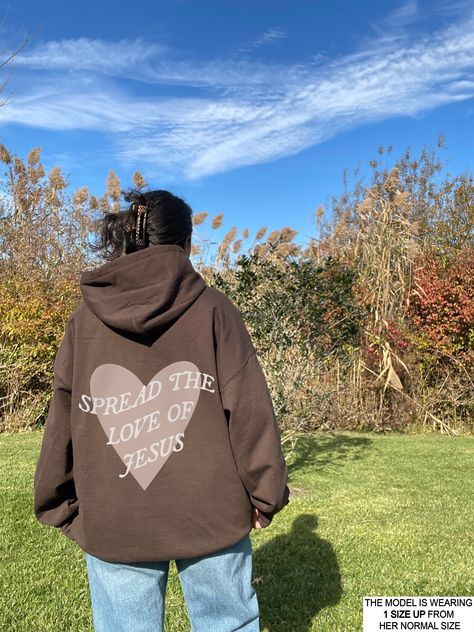 Church Merch, Aesthetic Christian, Christian Merch, Christian Hoodies, Hoodie Aesthetic, Brown Hoodie, Aesthetic Hoodie, Christian Sweatshirt, Aesthetic Clothing