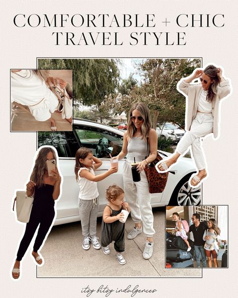 Itsy Bitsy IndulgencesTravel Style || 4 Late Summer Travel Looks Chic Travel Style, Travel Looks, Balanced Living, Practical Fashion, Family Therapist, Marriage And Family Therapist, Mother Of Two, Stylish Boots, Designer Pieces