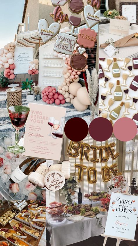 Wine Tasting Bachelorette Party, Vino Before Vows, Bridal Shower Inspo, Wedding Shower Themes, Bridal Bachelorette Party, Bachelorette Themes, Bachelorette Trip, Fantasy Wedding, Bachelorette Party Themes