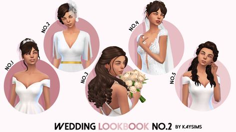 Kay Sims : Wedding lookbook no.2! EA name: OceanHair11 Read... Wedding Dresses Sims 4 Cc Maxis Match, Sims 4 Cc Wedding Hair Maxis Match, Sims 4 Maxis Match Wedding Dress, Sims 4 Wedding Dress Maxis Match, Sims 4 Add Ons, Sims Wedding, Sims 4 Wedding Dress, Wedding Lookbook, Earrings Outfit