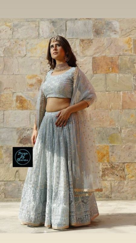 Baby Blue Wedding Dress, Bridesmaid Dresses Luxury, Baby Blue Bridesmaid, Baby Blue Wedding Dresses, Asian Wedding Outfits, Sky Blue Lehenga, Baby Blue Wedding, English Wedding Dresses, Lehenga Indian