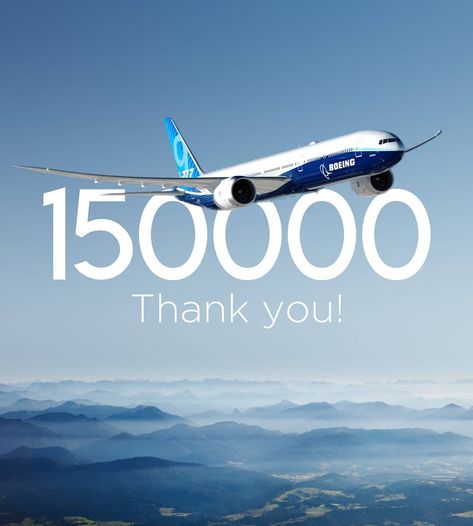 Boeing 777X on Instagram: “WE MADE IT TO 150K FOLLOWERS! ✈️ Incredible 🥳🎉🎈 Never did I think when I created this page almost 20 months ago that I would have gained…” Boeing 777x, 150k Followers, Nothing Without You, My Posts, We Made It, Special Thanks, Made It, The Incredibles, Quick Saves