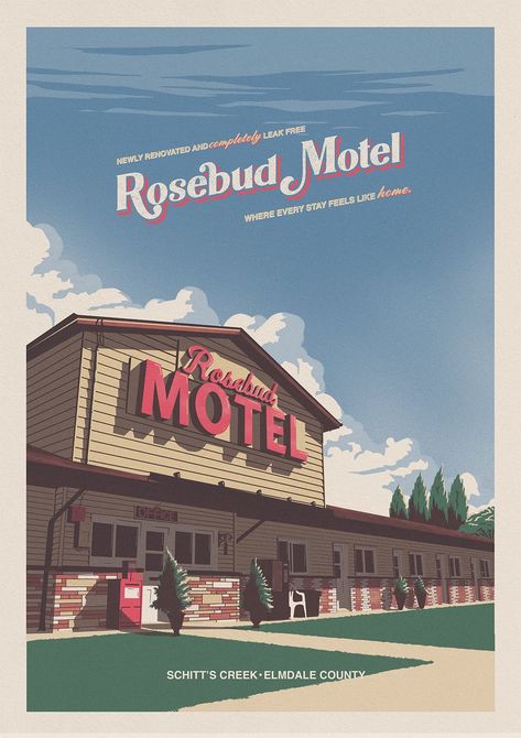 Schitts Creek Poster Aesthetic, Rosebud Motel Schitts Creek, Schitt's Creek Wallpaper, Schitt's Creek Aesthetic, Schitts Creek Fan Art, Schitts Creek Art, Schitt’s Creek, Schitts Creek Wallpaper, Schitts Creek Aesthetic