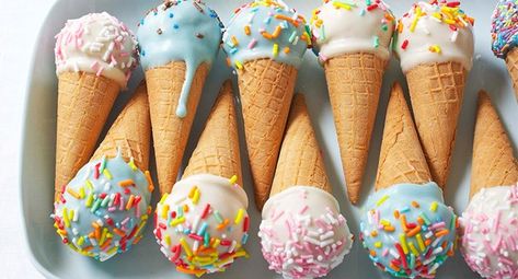 Cake Cone, Cone Cake Pops, Cake Cones, Cake Pops Recipe, Ice Cream Cake Pops, Cone Cake, Ice Cream Cone Cake, Cake In A Cone, Pops Cake