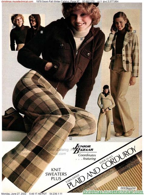 1978 Sears Fall Winter Catalog, Page 97 - Catalogs & Wishbooks 80s Winter Outfits, 70s Winter Fashion, 70s Outfits Women, 70s Women Fashion, 1970s Clothing, 70s Clothing, 70 Fashion, Outfits 70s, 60s 70s Fashion