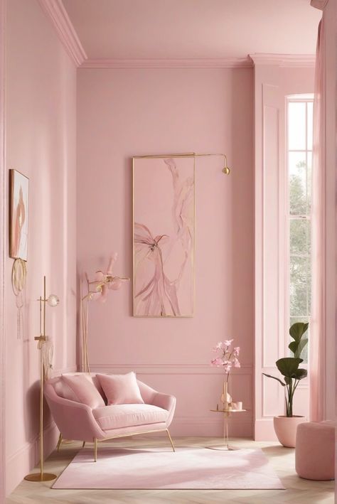 Color trends, Light pink paint, 2024 trends, Interior design Pink Quartz Behr, Pink Wall Ideas, Light Pink Paint Colors, Sherwin Williams Pink Paint Colors, Light Pink Throw Pillows, Light Pink Decor, 2024 Color Trends, Light Pink Paint, Pink Crib Bedding