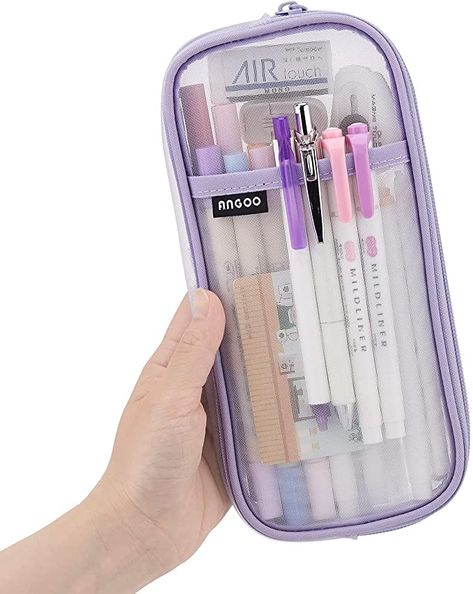 Clear Pencil Case, Stationary Bag, Pen Stationary, School Pouch, Stationary Box, Large Pencil Case, Pencil Case Pouch, School Pencil Case, Clear Makeup