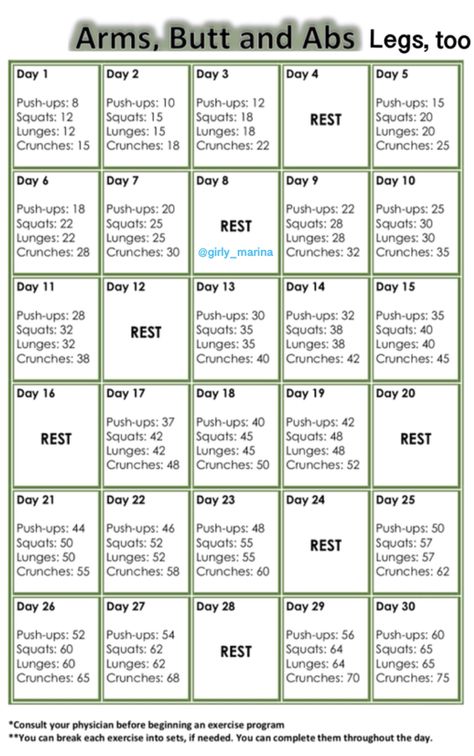 30 Day Ab Workout, Stomach Diet, Slim Tummy, Flat Stomach Diet, 30 Day Abs, Month Workout, Squat Challenge, 30 Day Fitness, Workout For Flat Stomach