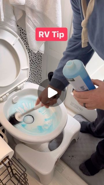 𝐊𝐞𝐥𝐥𝐞𝐲•Travel Family on Instagram: "Did you know that a regular toilet brush cleaners can scratch and also damage the seal on your RV toilet? That's why we use the RV Toilet brush cleaner with silicone bristles from Unique Camping. It also has a no-drip holder and wall mount for easy storage on travel days.💙 let me know if you want the link for this. . ⬇️Follow⬇️ @thefarrisway @thefarrisway  . Did you know that a regular toilet brush can cause damage to your RV toilet? . . #rv #rvtoilet #toilet #rvreels #rvlife #rvtips #rvhacks #campingtips #camplife #amazonfinds #rvtipsandtricks #toiletbrush #cleaningtipsandtricks" Rv Toilet, Toilet Bowl Brush, Rv Hacks, Travel Family, Toilet Cleaning, Toilet Bowl, Toilet Brush, Rv Life, Camping Life